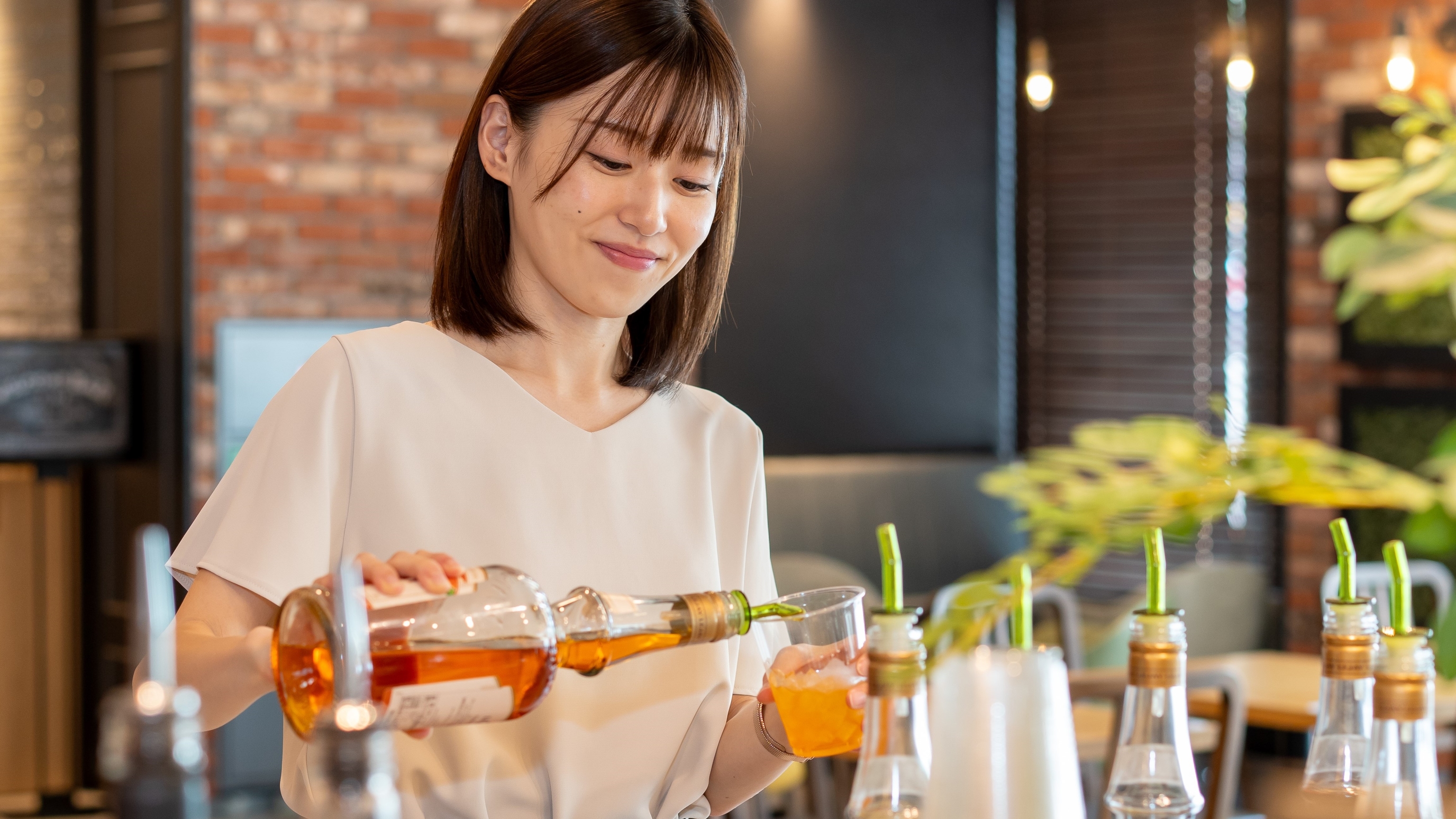 スーパーホテル越前・武生の自分好みにたのしめる無料ウェルカムバー