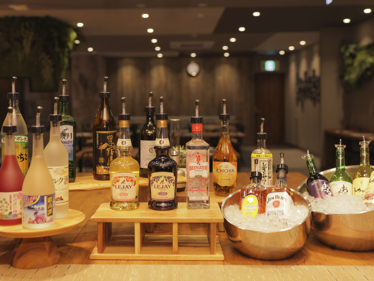 スーパーホテル札幌・北5条通の自分好みにたのしめる無料ウェルカムバー