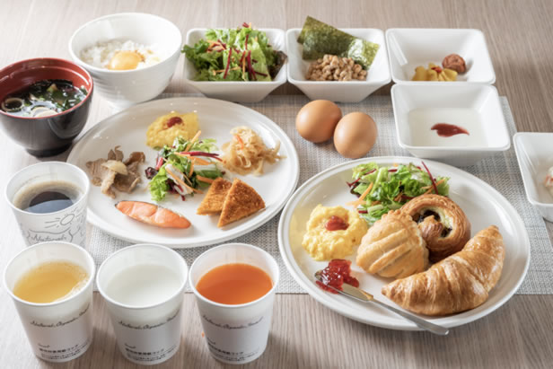 スーパーホテル徳島・小松島天然温泉の身体がよろこぶ無料朝食ビュッフェ
