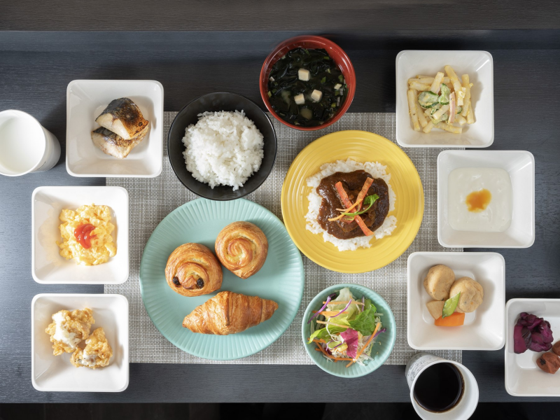 スーパーホテル熊本駅前天然温泉の身体がよろこぶ無料朝食ビュッフェ